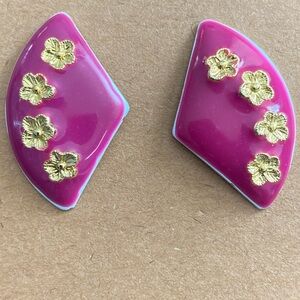 Totally Cute Vintage 1980s Pink Earrings – Lightweight & Classic! 💕 💕🌸